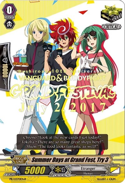 Summer Days at Grand Fest, Try 3 [G Format] PR/0370EN B