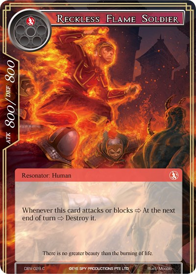 Reckless Flame Soldier 