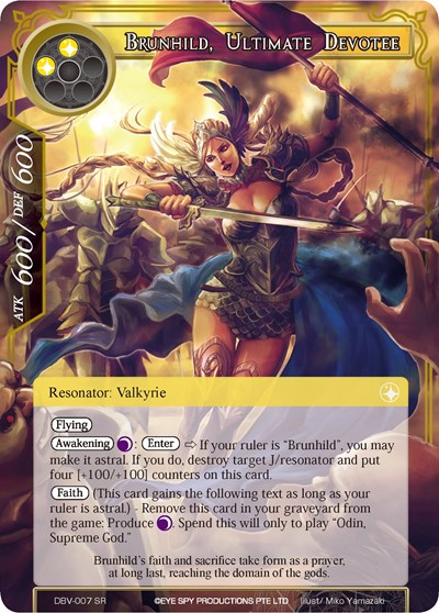 Brunhild, Ultimate Devotee 