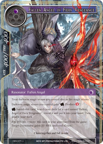 Fallen Angel of Fiery Vengeance 