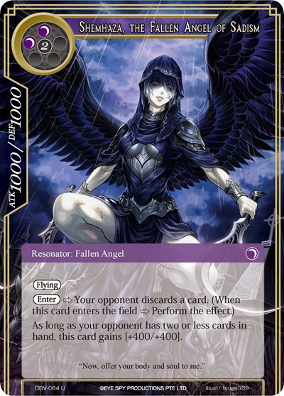Shemhaza, the Fallen Angel of Sadism 