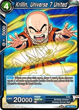 Krillin, Universe 7 United DB1-025