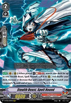Stealth Beast, Spell Hound [V Format] V-BT06/009EN