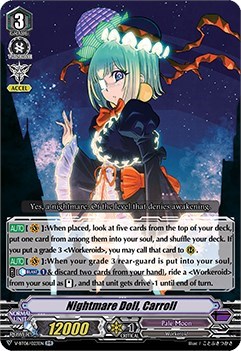 Nightmare Doll, Carroll [V Format] V-BT06/023EN