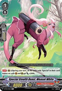 Special Stealth Beast, Weasel White [V Format] V-BT06/056EN