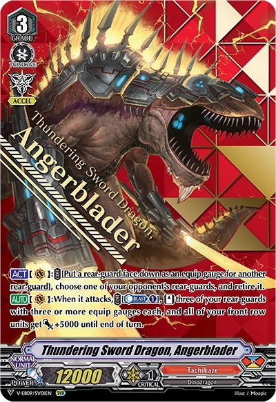 Thundering Sword Dragon, Angerblader [V Format] V-EB09/SV01EN