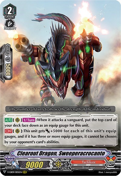 Clearout Dragon, Sweeperacrocanto [V Format] V-EB09/005EN