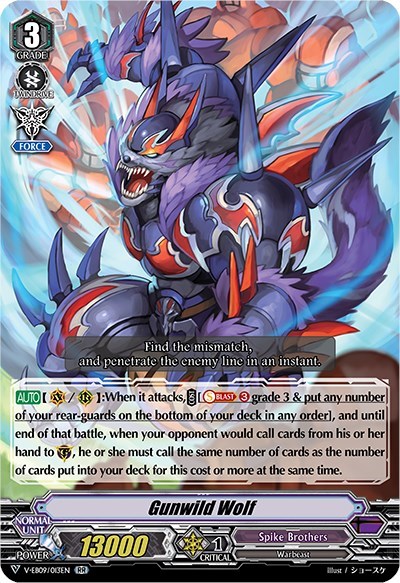 Gunwild Wolf [V Format] V-EB09/013EN