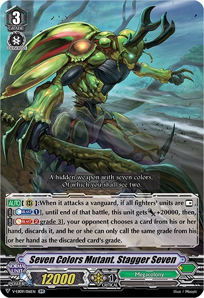 Seven Colors Mutant. Stagger Seven [V Format] V-EB09/016EN