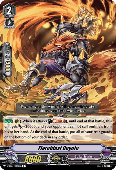 Flareblast Coyote [V Format] V-EB09/025EN