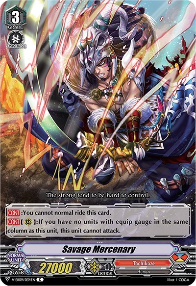 Savage Mercenary [V Format] V-EB09/034EN