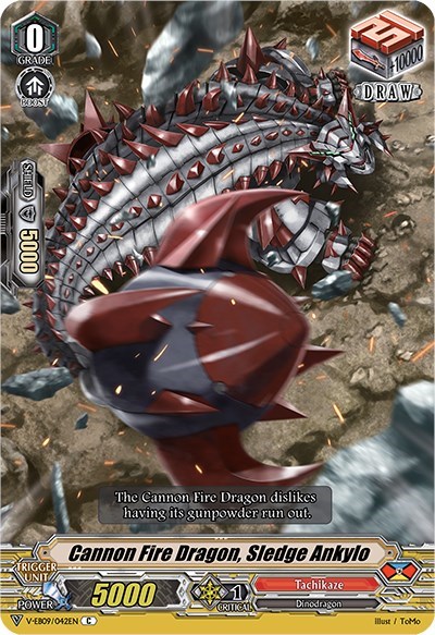 Cannon Fire Dragon, Sledge Ankylo [V Format] V-EB09/042EN