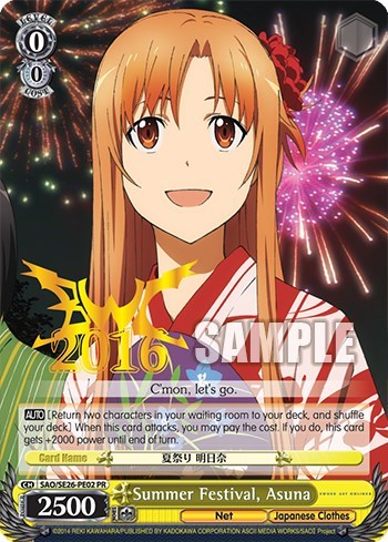 Summer Festival, Asuna SAO/SE26-PE02 PR