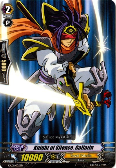 Knight of Silence, Gallatin [G Format] KAD1/002EN