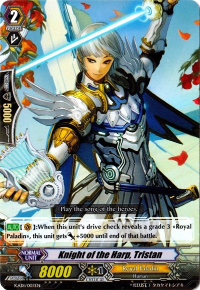 Knight of the Harp, Tristan [G Format] KAD1/003EN