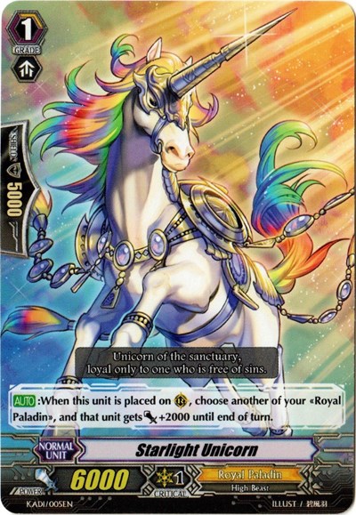 Starlight Unicorn [G Format] KAD1/005EN
