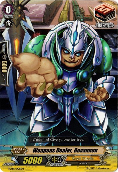 Weapons Dealer, Govannon [G Format] KAD1/008EN