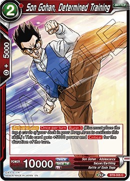 Son Gohan, Determined Training BT8-005