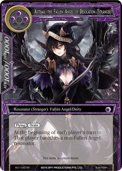 Astema, the Fallen Angel of Desolation (Stranger) AO1-042