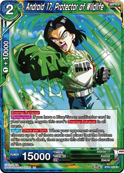 Android 17, Protector of Wildlife BT8-120