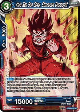 Kaio-Ken Son Goku, Strenuous Onslaught BT8-025