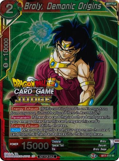 Broly, Demonic Origins 