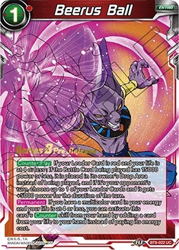 Beerus Ball BT8-022_PR