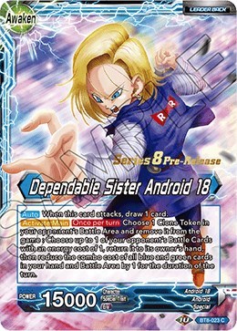 Android 18 // Dependable Sister Android 18 BT8-023_PR