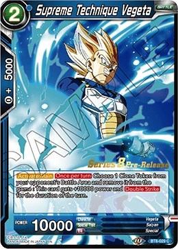 Supreme Technique Vegeta BT8-029_PR