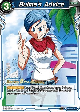 Bulma's Advice BT8-042_PR