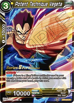 Potent Technique Vegeta BT8-073_PR