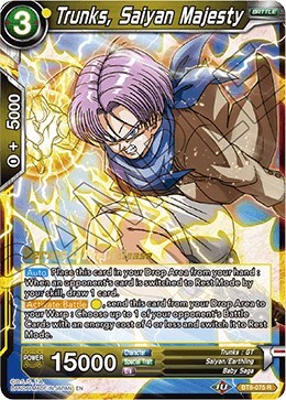 Trunks, Saiyan Majesty BT8-075_PR