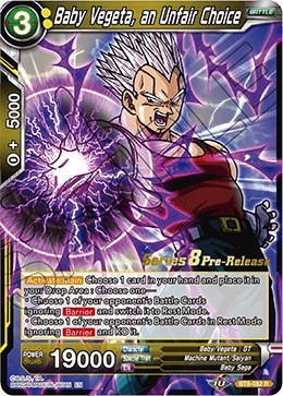 Baby Vegeta, an Unfair Choice BT8-082_PR