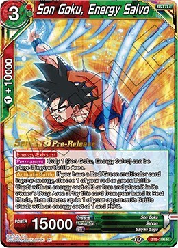 Son Goku, Energy Salvo BT8-106_PR