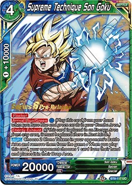 Supreme Technique Son Goku BT8-117_PR