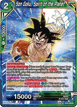 Son Goku, Spirit of the Planet BT8-118_PR
