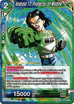 Android 17, Protector of Wildlife BT8-120_PR