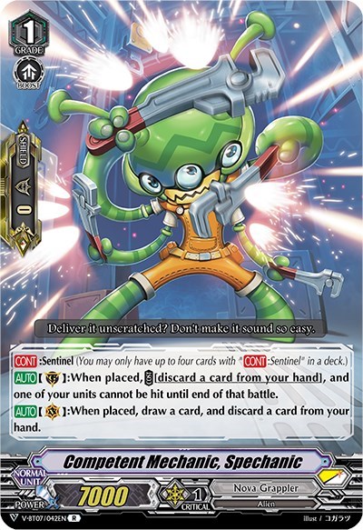 Competent Mechanic, Spechanic [V Format] V-BT07/042EN