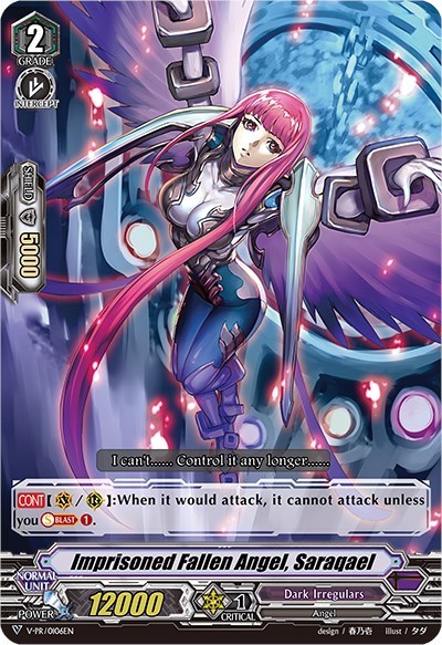Imprisoned Fallen Angel, Saraqael [V Format] 