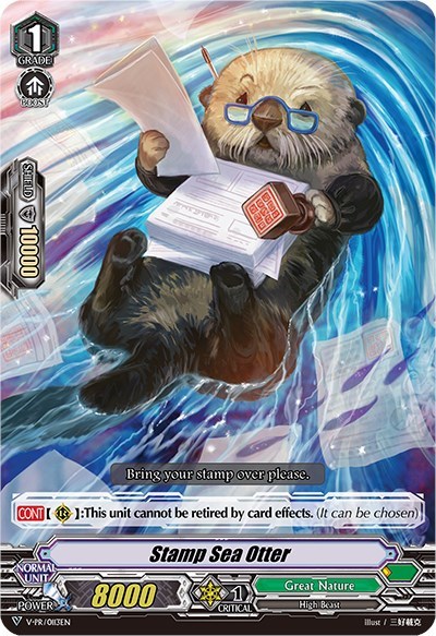 Stamp Sea Otter [V Format] V-PR/0113EN