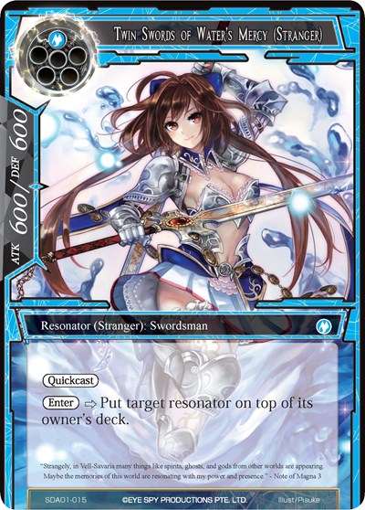 Twin Swords of Water's Mercy (Stranger) SDAO1-015