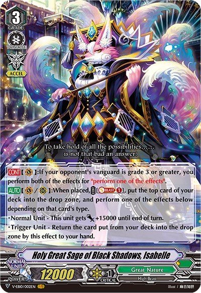 Holy Great Sage of Black Shadows, Isabelle [V Format] V-EB10/002EN