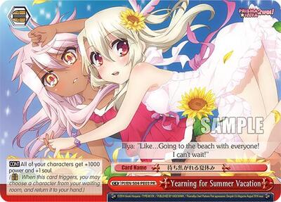 Yearning for Summer Vacation PI/EN-S04-PE03 PR
