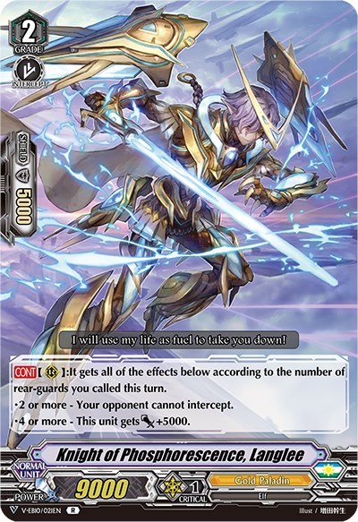 Knight of Phosphorescence, Langlee [V Format] V-EB10/021EN
