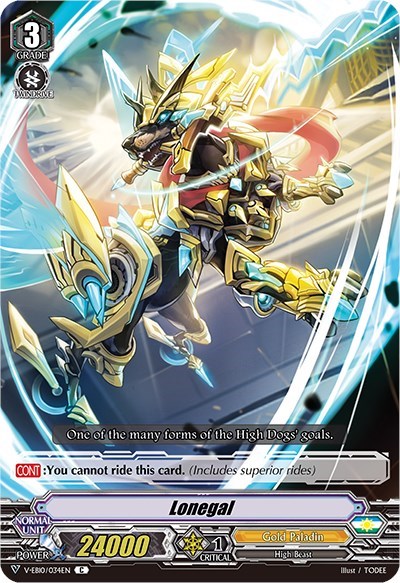 Lonegal [V Format] V-EB10/034EN