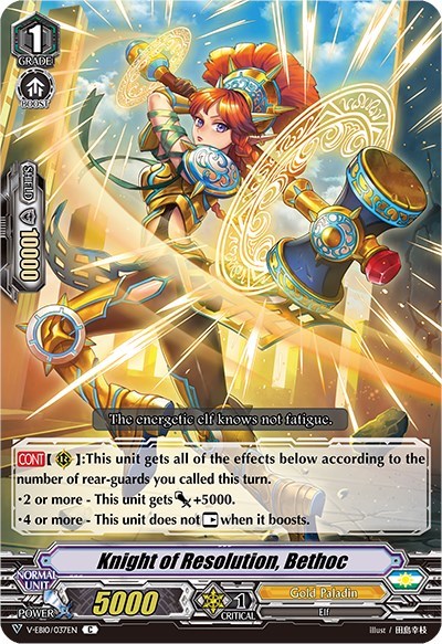 Knight of Resolution, Bethoc [V Format] V-EB10/037EN