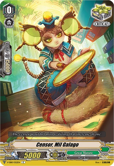 Censor, Mil Galago [V Format] V-EB10/052EN