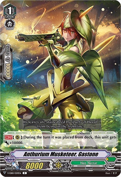 Anthurium Musketeer, Gastone [V Format] V-EB10/059EN