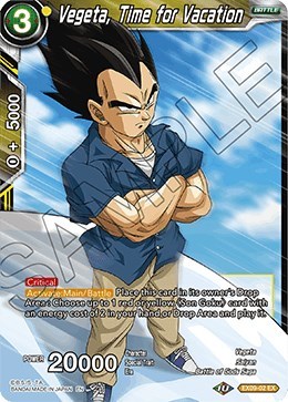 Vegeta, Time for Vacation EX09-02