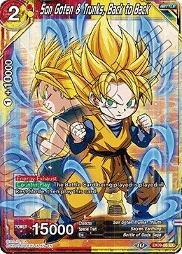 Son Goten & Trunks, Back to Back EX09-05